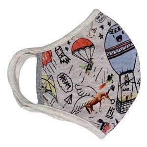 PW, 2-7Y/Child, organic cotton face mask